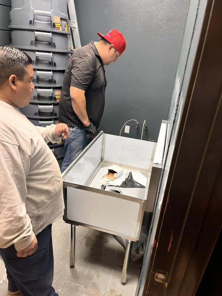 Commercial plumbing and sink installation in Sable Altura Chambers